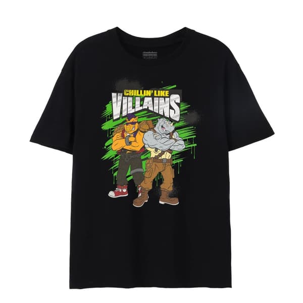 Teenage Mutant Ninja Turtles Mens Villains Bebop & Rocksteady T-Shirt