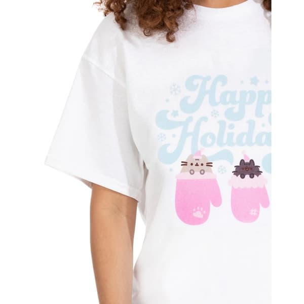 Pusheen Womens/Ladies Christmas T-Shirt