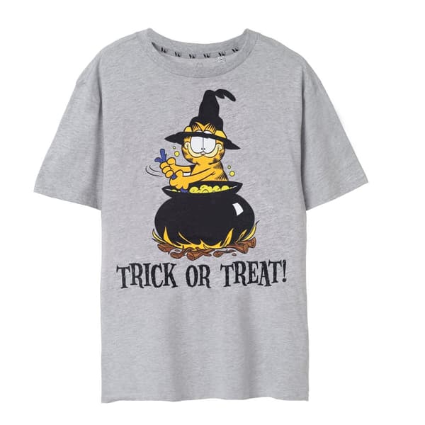 Garfield Mens Trick Or Treat Marl T-Shirt