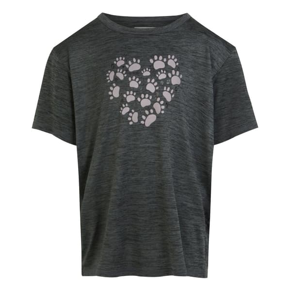 Regatta Alvardo VIII T-shirt med tassmotiv och marmorering - barn/unga