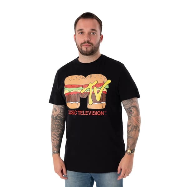 MTV Mens Burger T-Shirt