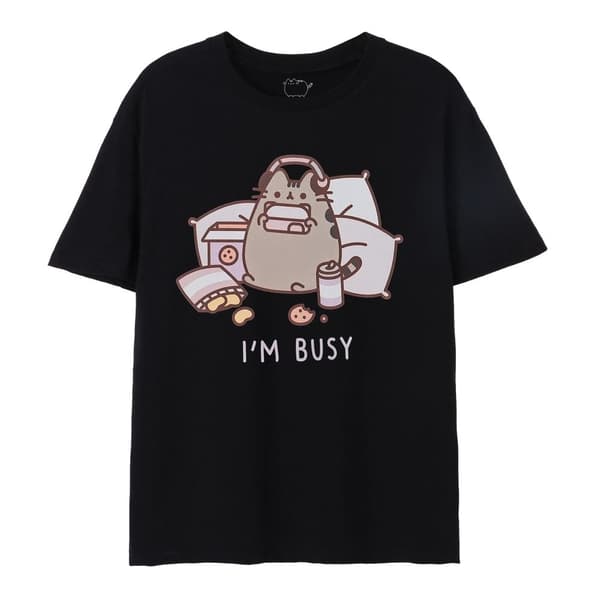 Pusheen Unisex kortärmad t-shirt för vuxna I´m Busy