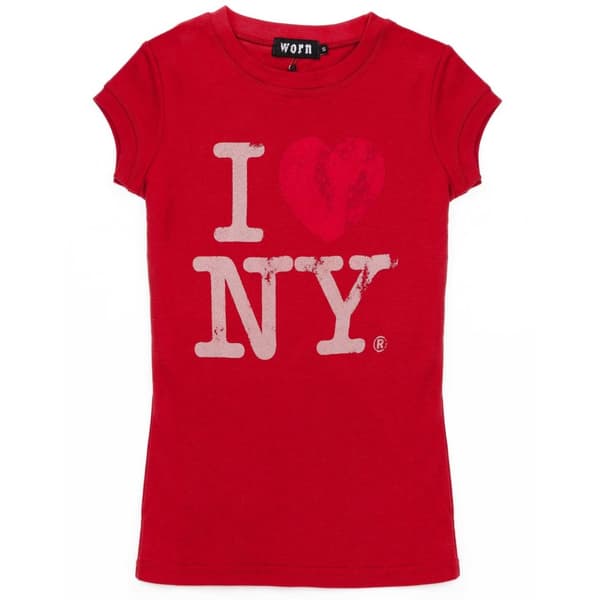 Dame/kvinder I Love New York T-shirt