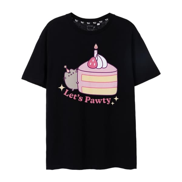 Pusheen Womens/Ladies Let´s Pawty T-Shirt