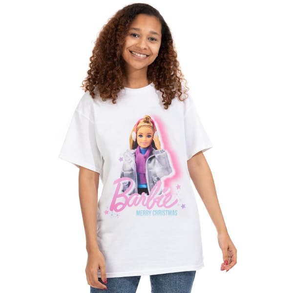 Barbie Womens/Ladies Christmas T-Shirt