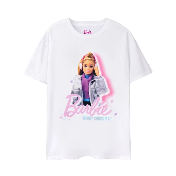 Barbie Womens/Ladies Christmas T-Shirt