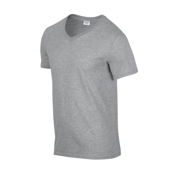 Gildan Unisex Adult Softstyle V Neck T-Shirt