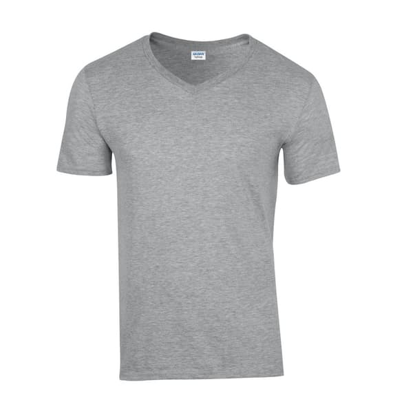 Gildan Unisex Adult Softstyle V Neck T-Shirt