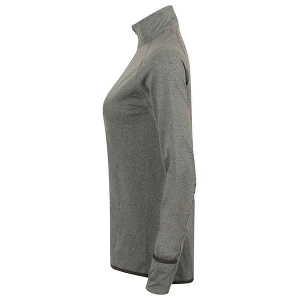 Tombo Womens/Ladies Performance Quarter Zip Long-Sleeved Top