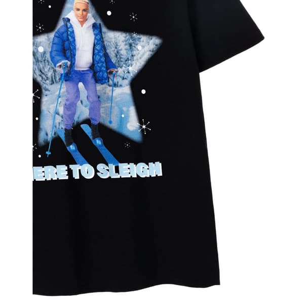 Barbie Mens Here To Sleigh Ken T-Shirt