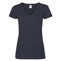 Miniatyrbild 1 av 3: Fruit of the Loom Dam/Tjej Valueweight T-shirt med V-ringning och kvinnlig passform