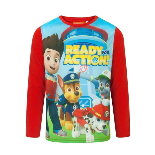 Paw Patrol Boys Ready For Action Long-Sleeved T-Shirt
