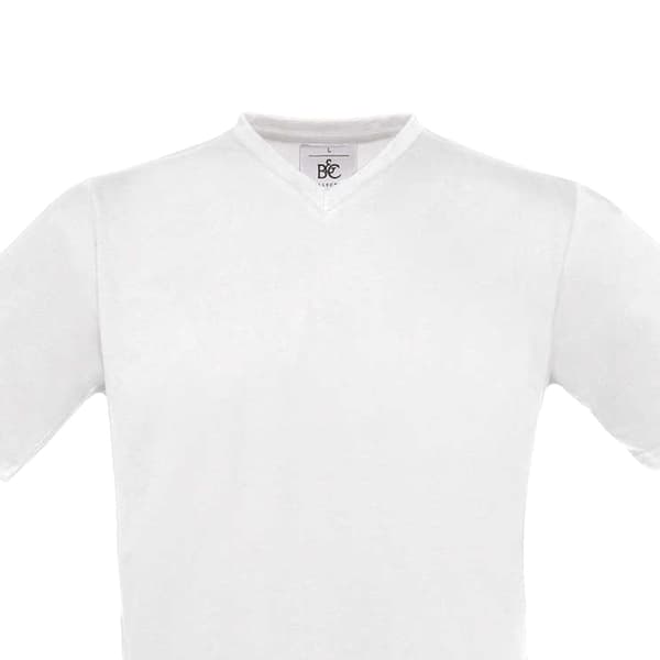 B&C Mens Exact V Neck T-Shirt
