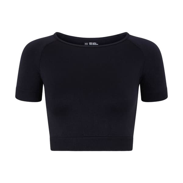 Silky Womens/Ladies Plain Active Crop Top