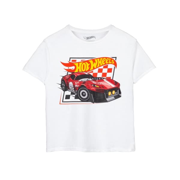 Hot Wheels Boys Checkerboard T-Shirt