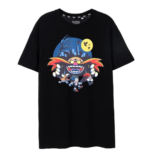 Sonic The Hedgehog Mens Doctor Eggman Short-Sleeved Halloween T-Shirt