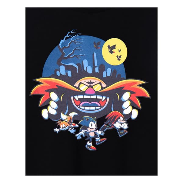 Sonic The Hedgehog Mens Doctor Eggman Short-Sleeved Halloween T-Shirt