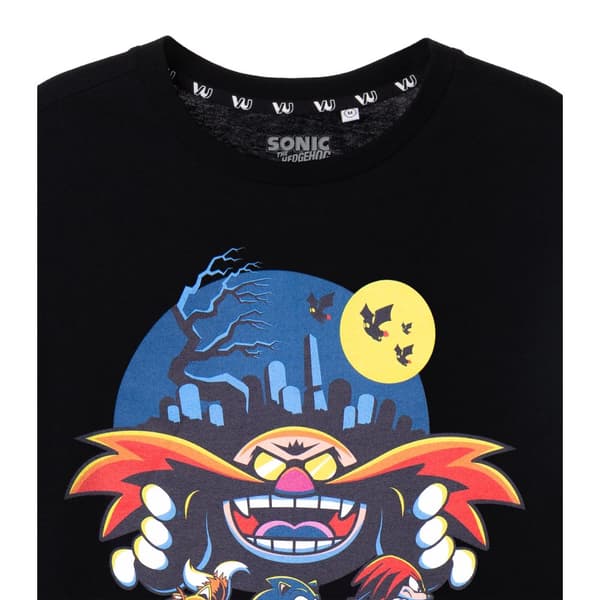 Sonic The Hedgehog Mens Doctor Eggman Short-Sleeved Halloween T-Shirt