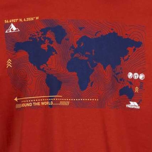 Trespass T-shirt med Chera-tryck, herr