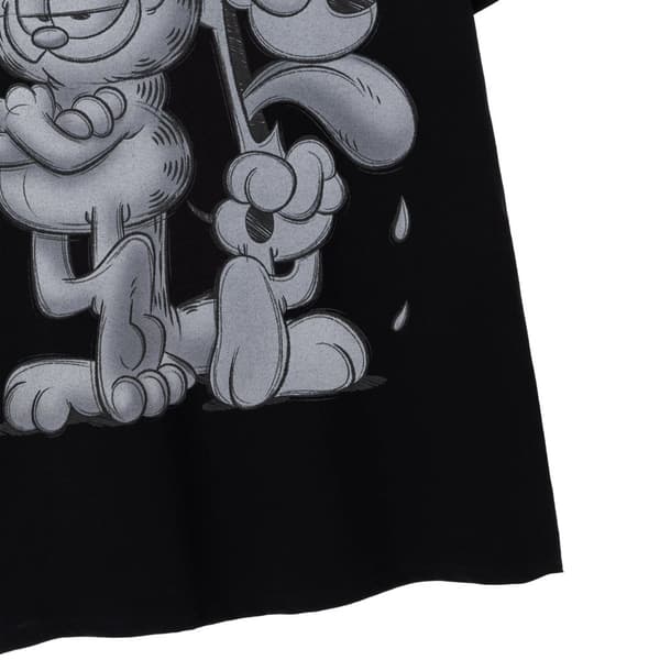 Garfield Mens Greyscale Short-Sleeved T-Shirt