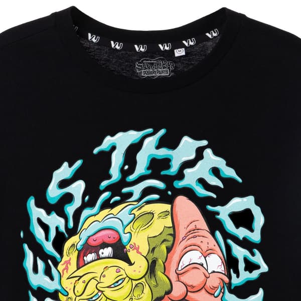 SpongeBob SquarePants Mens Seas The Day Short-Sleeved T-Shirt