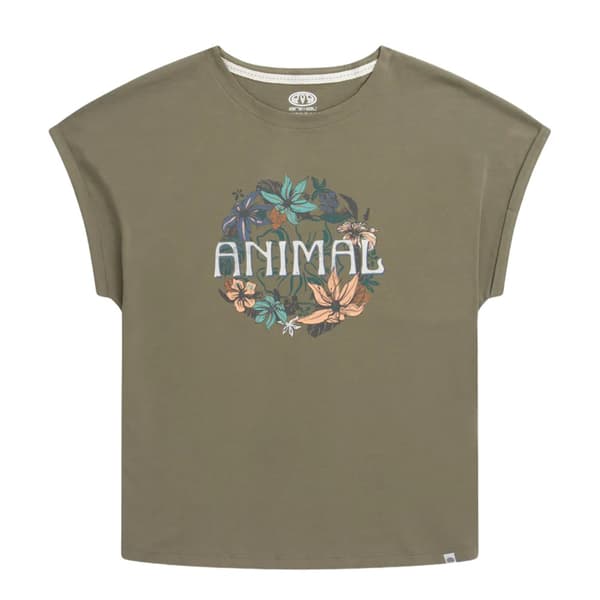 Animal Womens/Ladies Holly Logo Organic T-Shirt