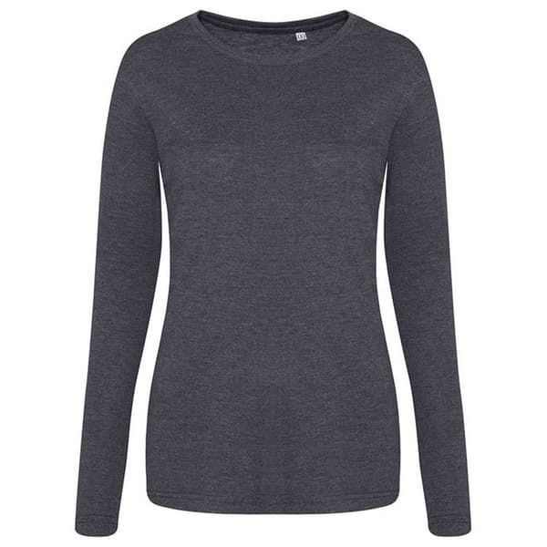 Awdis Womens/Ladies Triblend Long-Sleeved T-Shirt