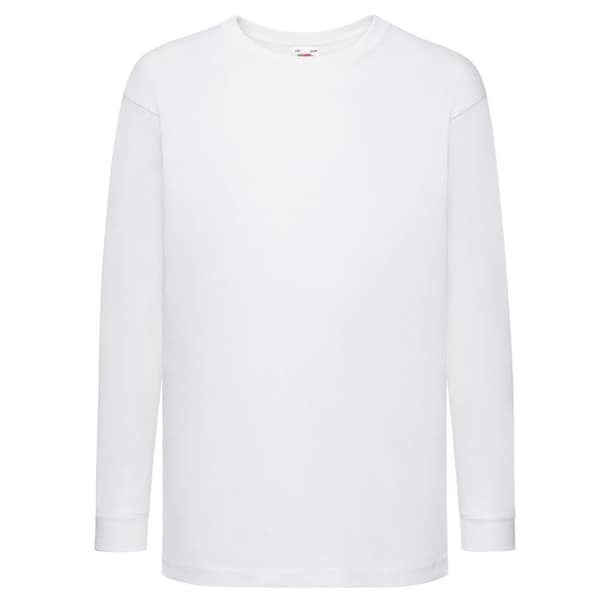 Fruit of the Loom Childrens/Kids Valueweight Long-Sleeved T-Shirt
