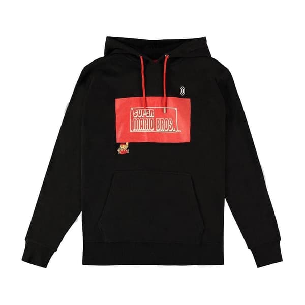 Difuzed 8Bit Super Mario Bros Kangaroo Hoodie, S