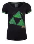 Miniatyrbild 2 av 2: Zelda - Triforce Splatter Womens T-shirt, L