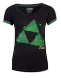 Miniatyrbild 1 av 2: Zelda - Triforce Splatter Womens T-shirt, L