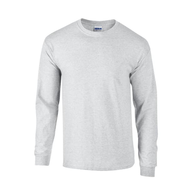 Gildan Unisex Adult Plain Ultra Cotton Long-Sleeved T-Shirt