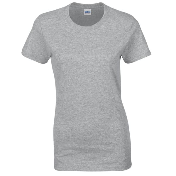Gildan T-shirt i kraftig bomull för damer/damer