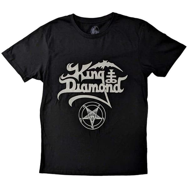 King Diamond Unisex Adult Logo T-Shirt
