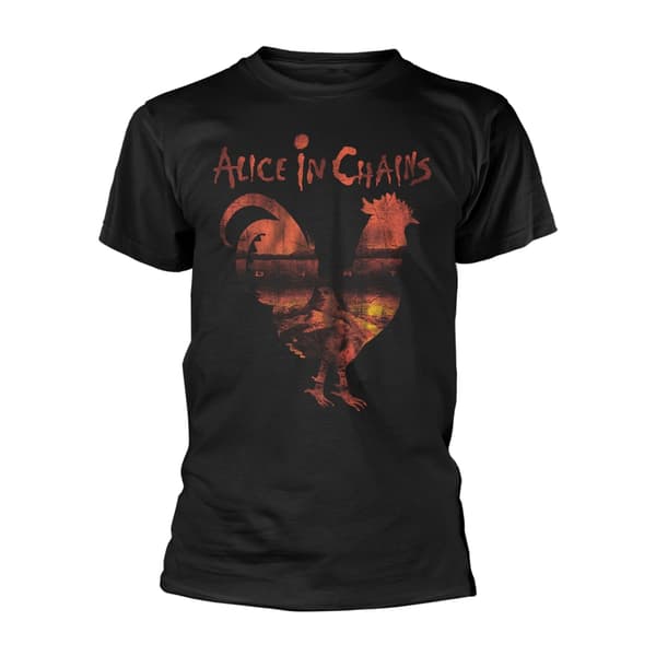 ALICE IN CHAINS - T-SHIRT, DIRT ROOSTER SILHOUETTE L