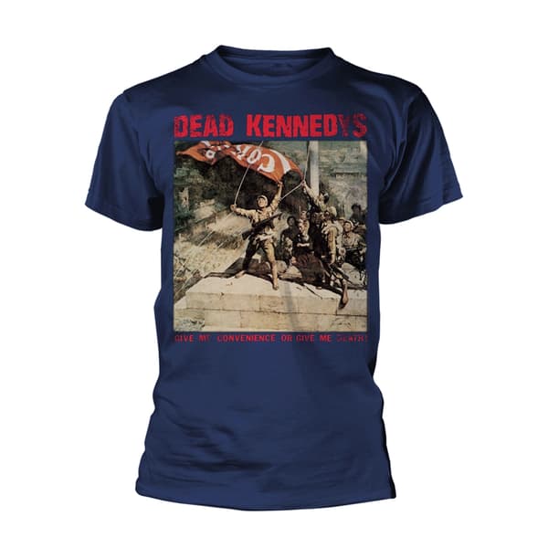DEAD KENNEDYS - T-SHIRT, CONVENIENCE OR DEATH (NAVY) L