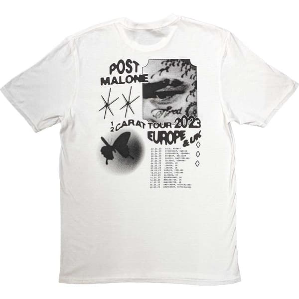 Post Malone Unisex T-shirt til voksne med collage