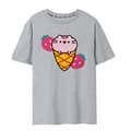 Miniatyrbillede 1 af 3: Pusheen Womens/Ladies Ice Cream Short-Sleeved T-Shirt