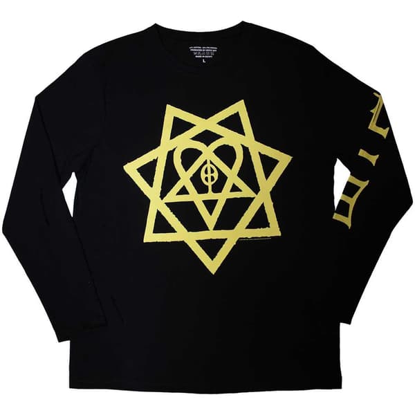 Him Unisex Adult Heartagram Honeycomb Long-Sleeved T-Shirt