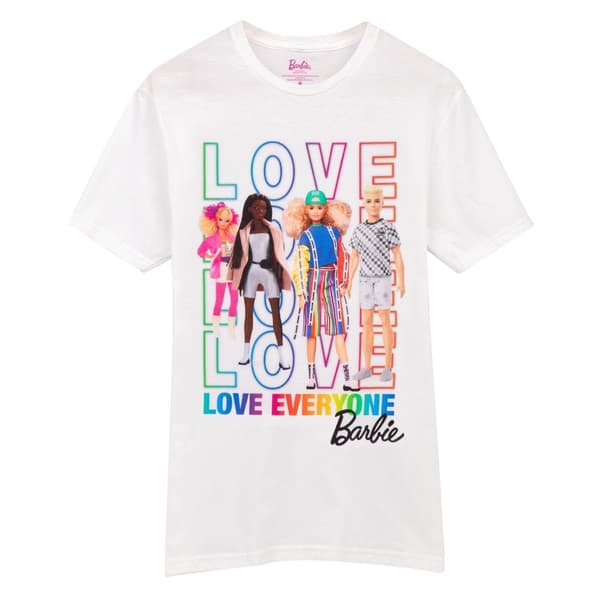 Barbie Dam/Tjej Love Everyone Pride T-shirt