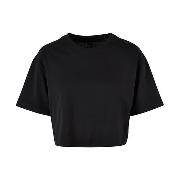 Build Your Brand Kortärmad topp med överdimensionerad passform för damer/damer