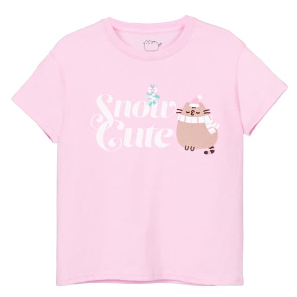 Pusheen Jul-T-shirt för flickor