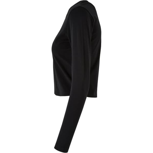 Build Your Brand Womens/Ladies Long-Sleeved Crop Top