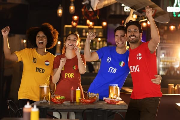 Sverige supporter t-shirt till landslag eurovision