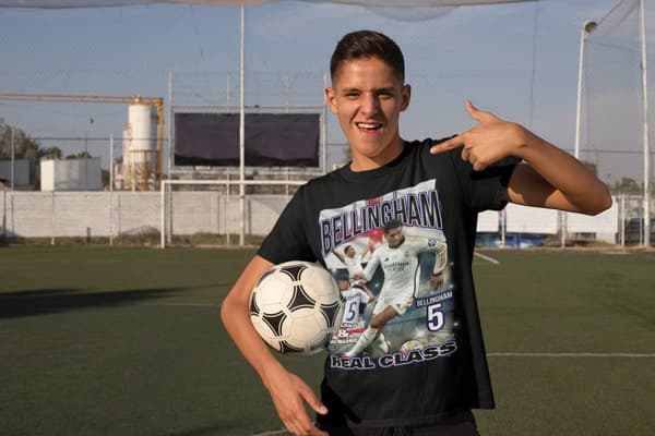 Jude Bellingham Svart Real Madrid  t-shirt england euro24