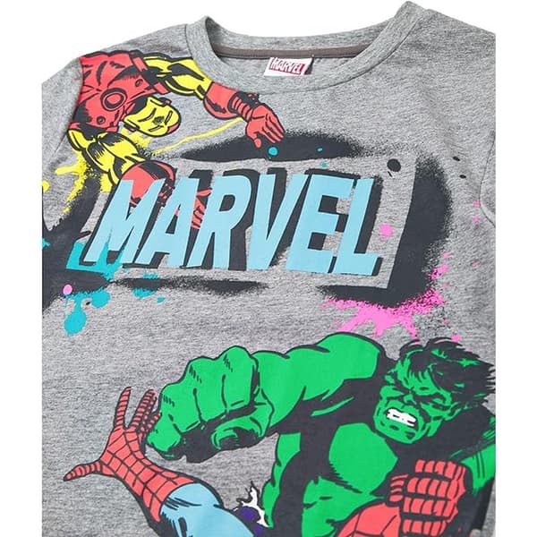 Marvel Avengers T-shirt med tecken för pojkar