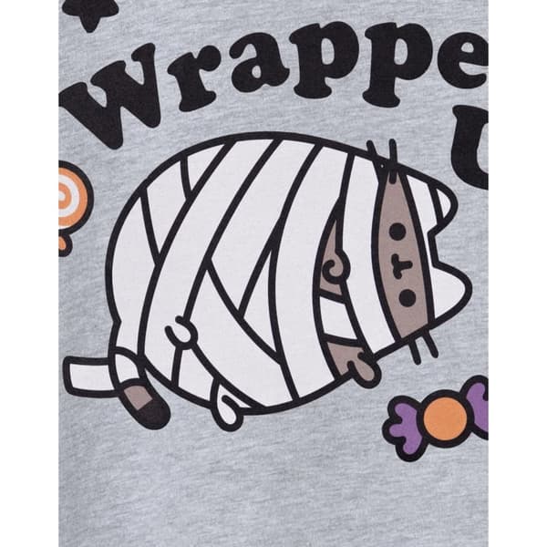 Pusheen Girls Halloween Mummy Marl T-Shirt