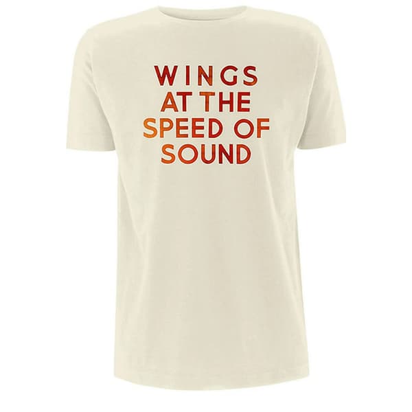 Paul McCartney Unisex vuxen Wings At The Speed Of Sound T-shirt