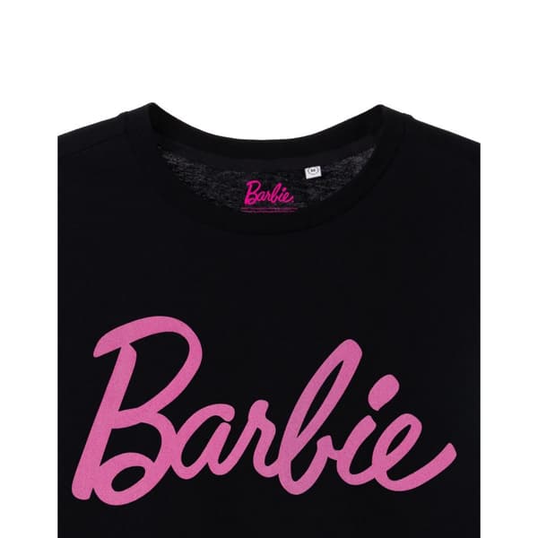 Barbie Womens/Ladies Classic Logo Short-Sleeved T-Shirt