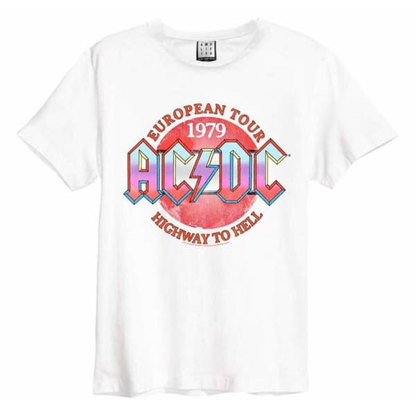 Amplified Unisex Adult Vintage 79 AC/DC Vintage T-Shirt | CDON